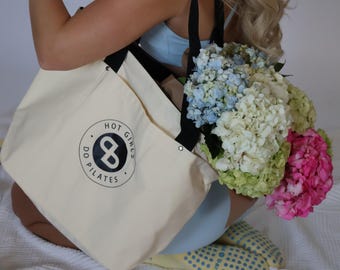 Sac fourre-tout Hot Girls Do Pilates, sac de studio en nylon hydrofuge