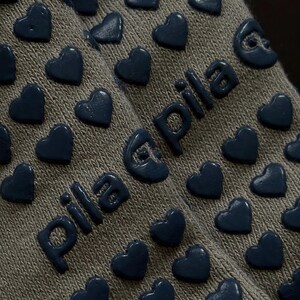 Catch of the Day Pilates Grip Socks, Embroidered Fish, Cotton Comfort image 6