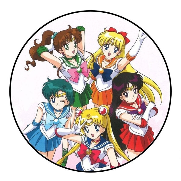 Sailor Moon (Edible) Image Option 1 | For Edible Frosting Sugar Sheet | Or Printed on Premium Bond Paper for Gelatin Image Transfers