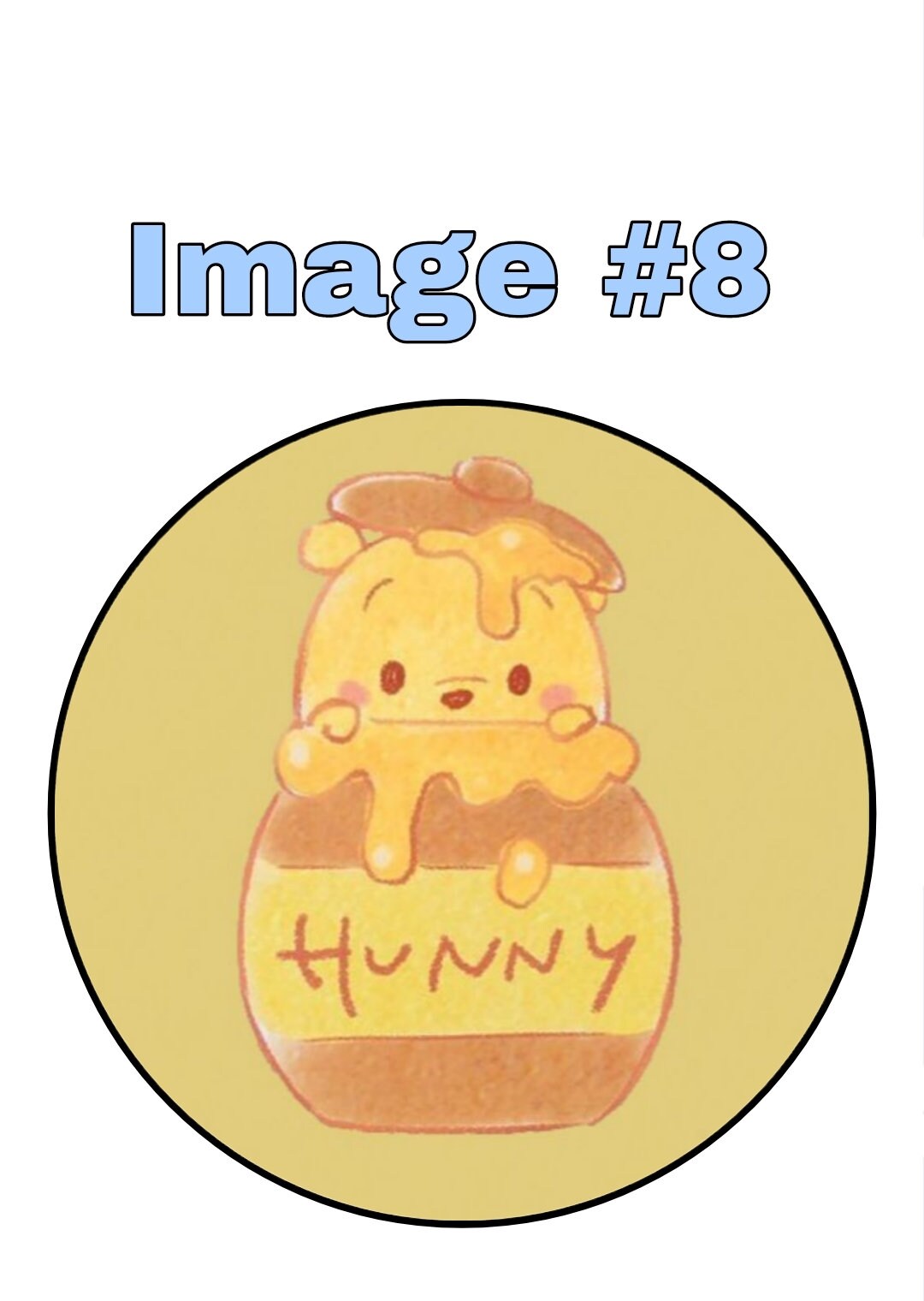 Winnie the Pooh edible Image on Edible Frosting Sugar Sheet or Printed