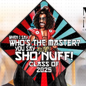 Sho'Nuff Graduation Cap Topper: The Last Dragon Retro Decor