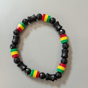 Hand Crafted Authentic Beaded Bracelet African Pride