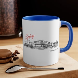 Sydney Skyline Coffee Mug: City Souvenir, Ceramic Accent Mug