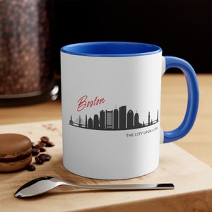 Boston Skyline Mug | Boston Landmark Mug | City Upon a Hill Coffee Cup | Boston Travel Souvenir