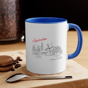 Amsterdam Skyline Mug | Amsterdam Souvenir Coffee Cup | Venice of the North Mug | Amsterdam Lover Gift