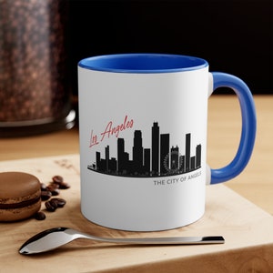 Los Angeles Skyline Mug | Hollywood Coffee Cup | Los Angeles Travel Mug