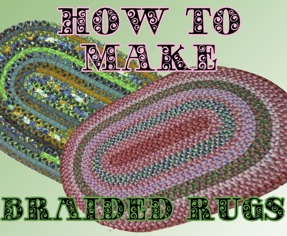 BRAIDED RUG for you to make. pdf pattern. Easy to follow. Etsy