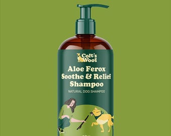 Aloe Ferox Dog Shampoo | Natural Relief for Itchy Skin | 99% Natural Ingredients