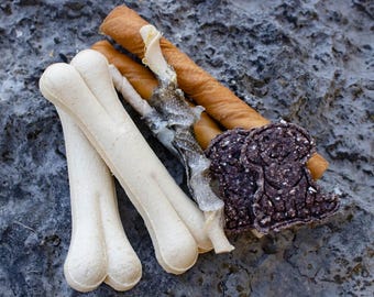 Natural Dog Treat Variety Pack | 7 Delicious Flavors free from Artificial Additives and Rawhide Free