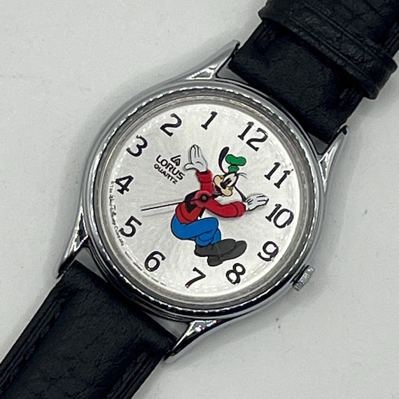 Lorus Disney Backward Goofy Watch Quartz 30mm Character Novelty Timepiece Wedding Anniversary Gift