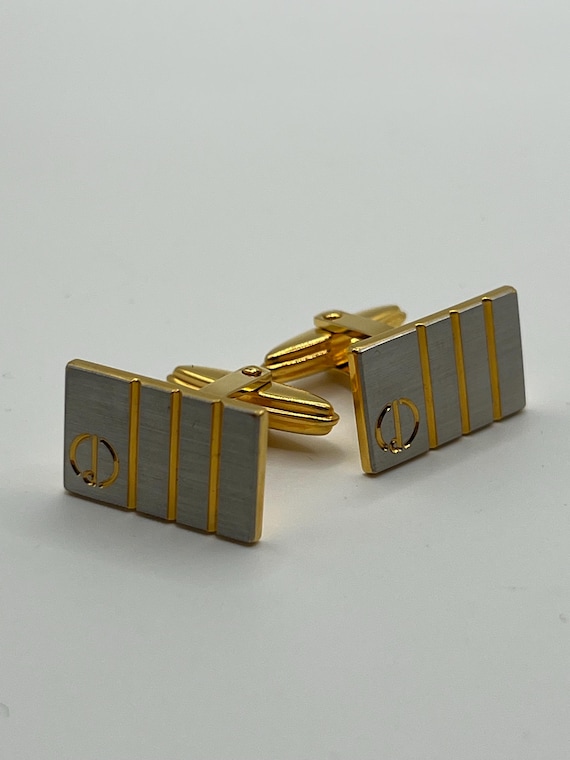 Dunhill Rectangular Vintage Cufflinks - Silver-To… - image 6