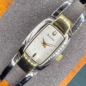Bulova Two Tone Ladies Watch - Etsy display picture 1