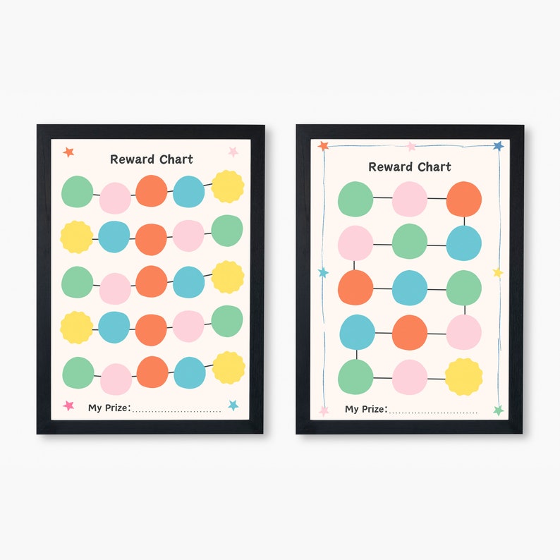 Prize Chart.pdf Printable Reward Chart, Toddler Reward Chart, Rainbow Reward Chart ...