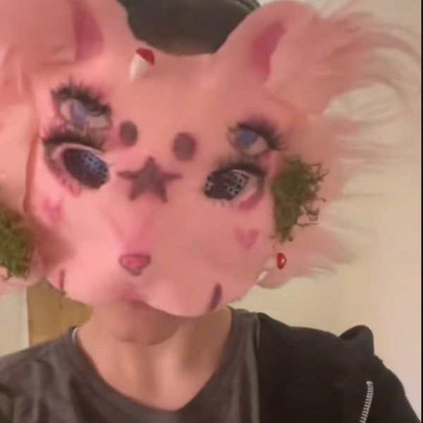 Melanie Martinez portals cat Therian mask (message me)