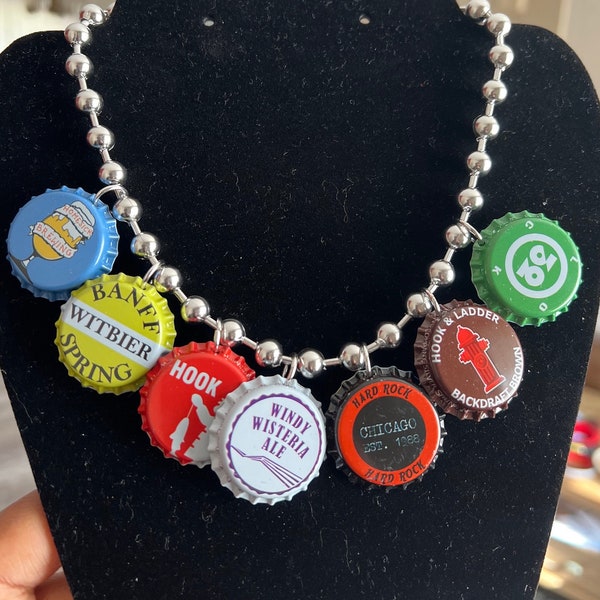 Bottle cap necklace