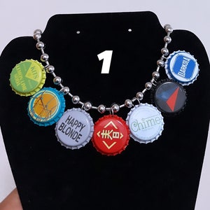 Bottle cap necklace