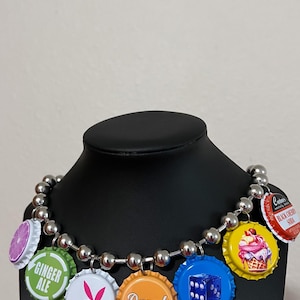 Bottle cap necklace