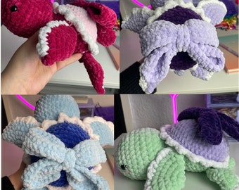 Bow Turtle Plushie