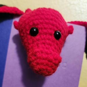 Bookmarks for avid readers humorous Bookmarks gag gift Dragon bookmark dragon crochet