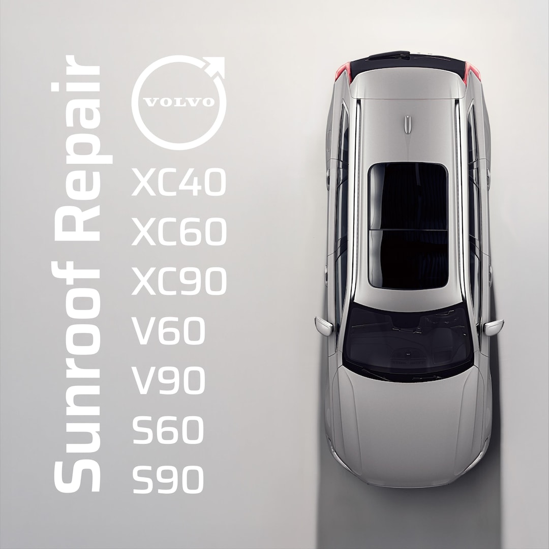 Volvo Sunroof Seal Gap Filler Repair Kit - XC90 XC60 V90 V60 S90 XC40 ...
