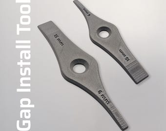 Gap Insert Installation Pry Tool - for Volvo & BMW Sunroof Gap Filler Kits - Plastic Trim Tool 6mm and 15mm Sides