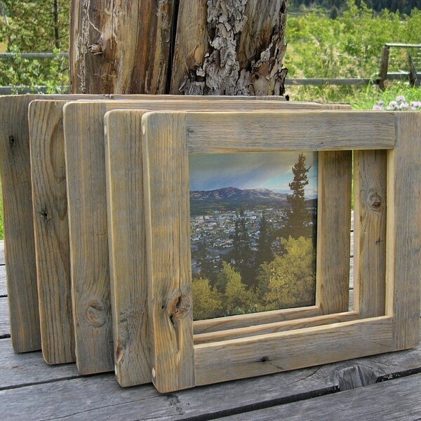 Reclaimed Wood Frame Etsy