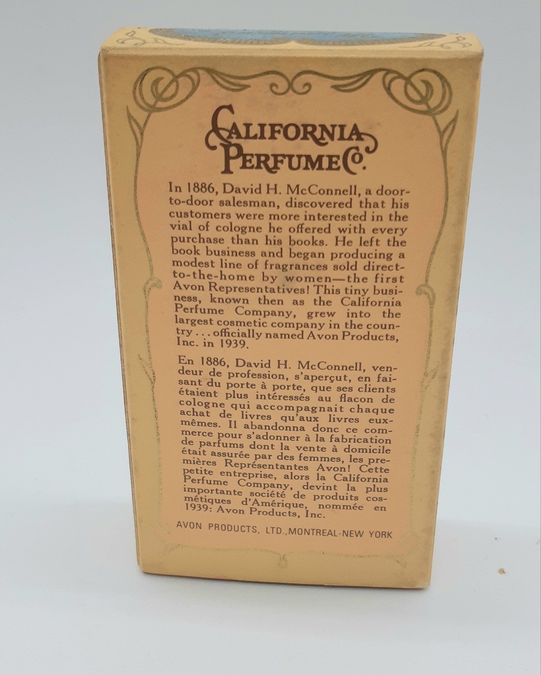 Avon California Perfume Co Anniversary Keepsake Sweet Honesty Fragrance ...
