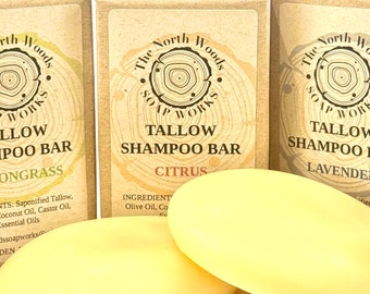 Tallow Shampoo Bar