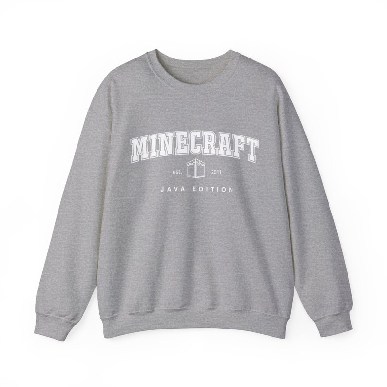 Minecraft Crewneck Sweatshirt | Java Edition - Etsy