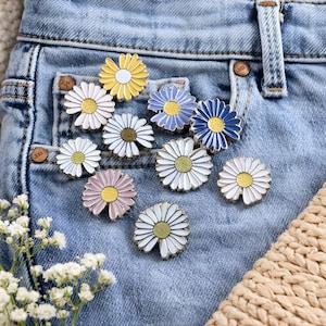 10 botones de margarita de 25 mm, botones de resina de girasol con vástago metálico para abrigos, suéteres y costura DIY.
