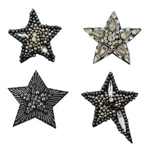 1-5pcs Star Rhinestone Patches, Rhinestone Star Iron on Patch, Denim Patches, Cool Clothing Patch, Small Patch for Jackets, DIY Projects