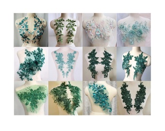 3D Embroidered Flower Applique: Floral Lace Patch for Sewing, 1pcs or Set regarding style
