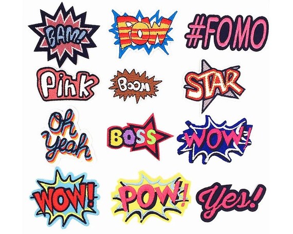 Set 9 Toppe Termoadesive Ricamate - Per Jeans, Giacche, Zaini E Abbigliamento - Foto 11