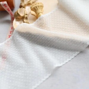 1 Meter 4 "weiße Stretch-Spitze, cremefarbene Wäsche-Stretch-Spitze, Brautspitze, BH-Spitze, breiter Spitzenbesatz, Wäsche-Spitze