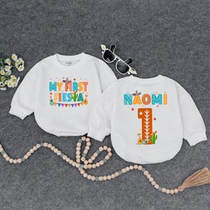 Personalized My first fiesta Baby Bubble Romper, Baby Boy Clothes, Mexican birthday Outfit, Baby bodysuit, Newborn Outfit, Baby Shower