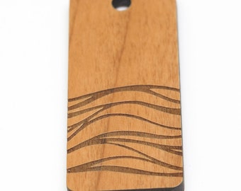 Ocean Wave Wood Component