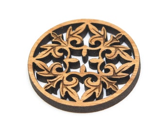 Small Filigree Wood Component