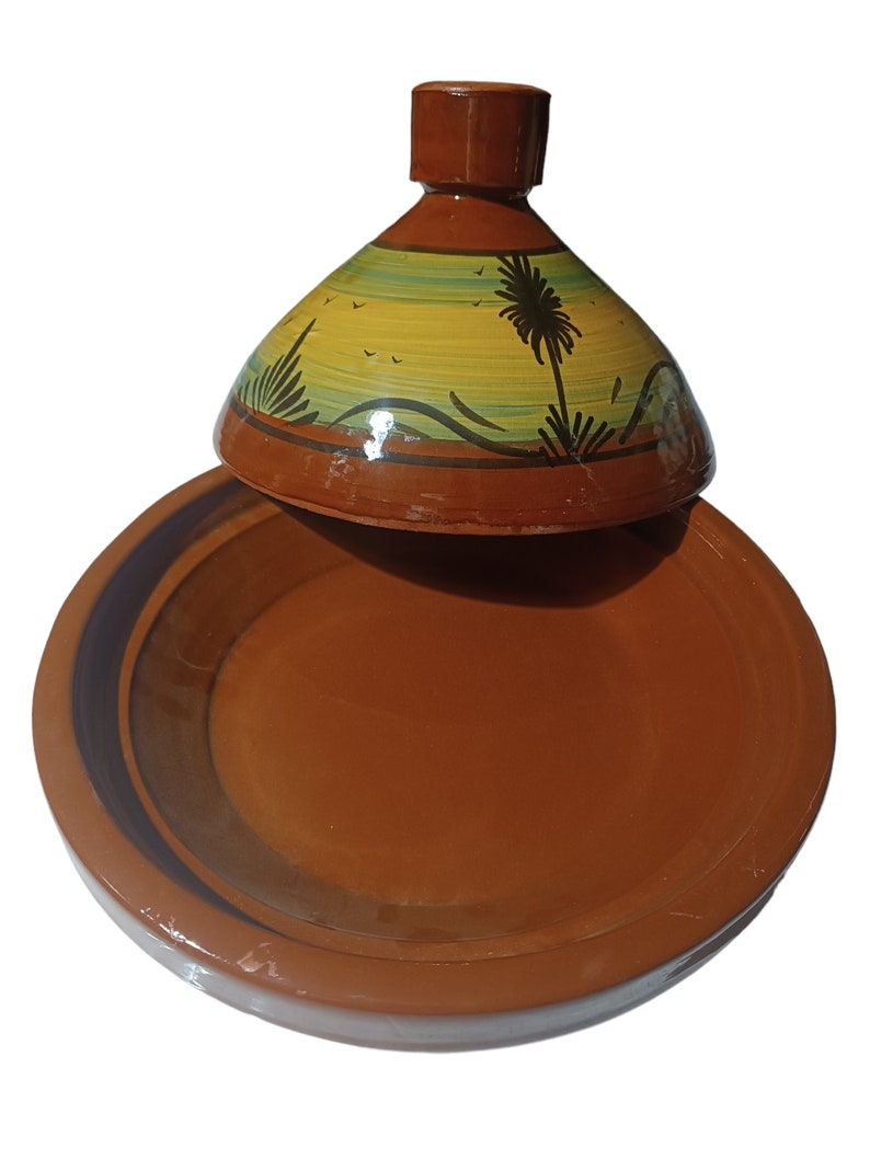 Tajine Marocain Terre Cuite Tajine Marocain Grand Modèle 37 Cm