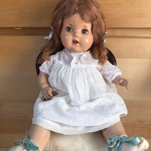 20” Blue Eye Vintage Composite Doll - RUTH-Circa 1920’s/1930’s