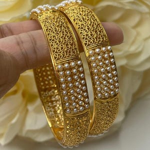 kundan Bangles|Gold Pacheli|Indian Bangles|Indian kada|openable bangle|gold kada|Kundan kada|Indian wedding jewelry |pakistani kada|bracelet