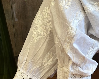 Izhaar Afghani White Cotton pant with Lucknow Chikankari,Cotton Pant,Chikankari Pant,Festive Wear,Ethnic Wear,White cotton pant,Gift for her