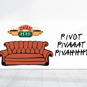Pivot Pivaat Friends Sign, Signs For Shelves, Trays, or Walls, Mini Signs, Clever Home Decor, Friend&#39;s Quotes, Central Perk