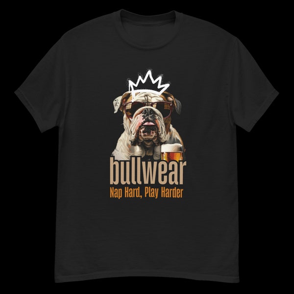 Cool Bulldog Designer T-Shirt