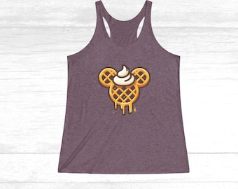 Disney Waffle Woman's Tank