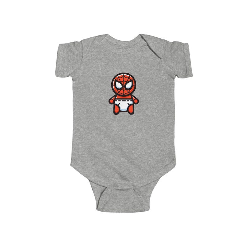 Body de bebé Spiderman Marvel, mono infantil, disfraz de superhéroe para bebé, body para recién nacido, regalo para baby shower imagen 2