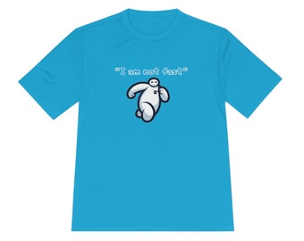 Camiseta unisex absorbente de humedad Baymax Run Disney No soy rápido