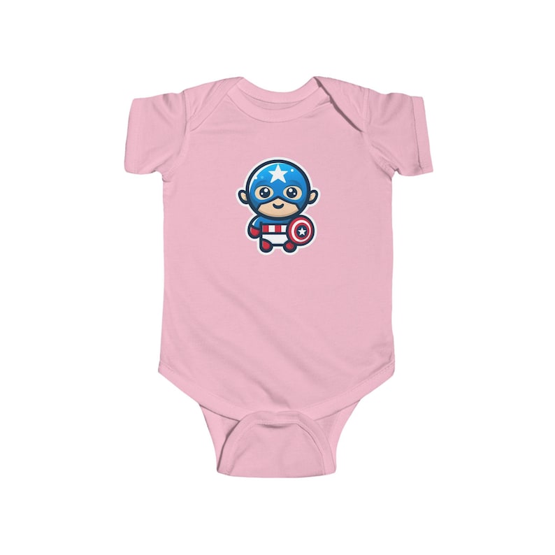 Marvel Disney Baby Captain America Romper, Infant Onesie, Superhero Baby Outfit, Avengers Baby Clothes, Comic Book Baby Costume image 5