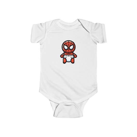 Baby Spiderman Marvel Bodysuit, Infant Onesie, Superhero Baby