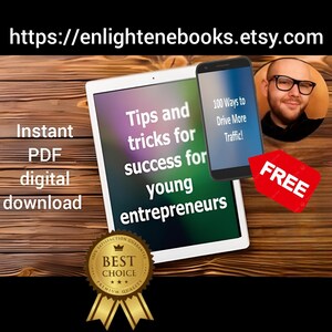 Entrepreneur guidebook, digital products, book, small business, business tips, business ebook entrepreneur:guide tips and tricks for success