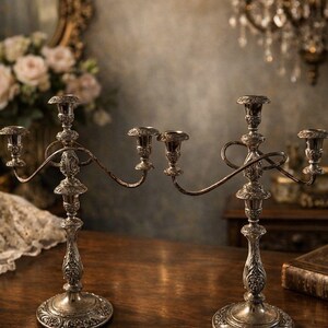 Rogers Candelabra - Etsy